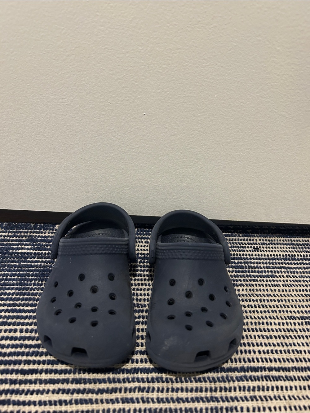 Crocs Kids Navy Slip-On Clogs - Comfortable Everyday Shoes